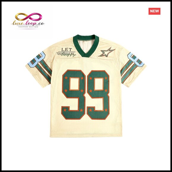 Men's V-Neck Graphic Tee Jersey Fabric Oversized Fit Summer Casual Top